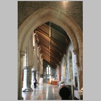 Kilkenny Cathedral, photo by Andreas F. Borchert, Wikipedia,  aisle as seen from the north transept, looking west.jpg